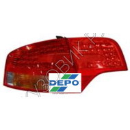 Тюнинг-фонари (комплект) в крыло и в крышку багажника Audi A4 B7 (2005-) DEPO