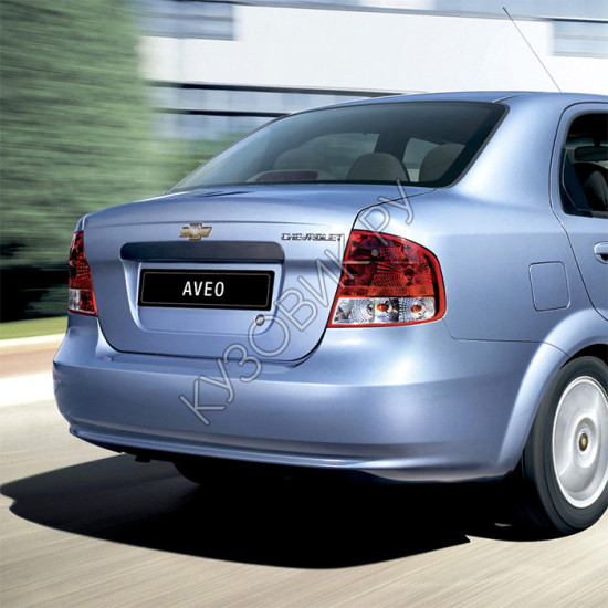 Бампер задний в цвет кузова Chevrolet Aveo T200 (2003-2008) седан Бампер задний в цвет кузова Chevrolet Aveo T200 (2003-2008) седан