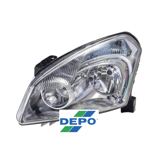 Фара левая Nissan Qashqai j10 (2007-) DEPO