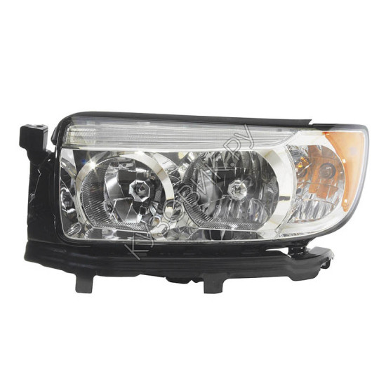 Фара левая с желтой секцией Subaru Forester S11 (2005-2008)