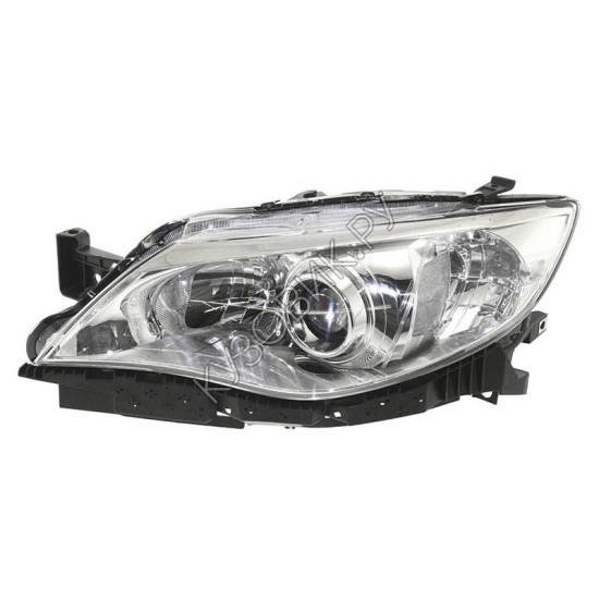 Фара левая линзованная под корректор Subaru Impreza G12 (2007-2010)